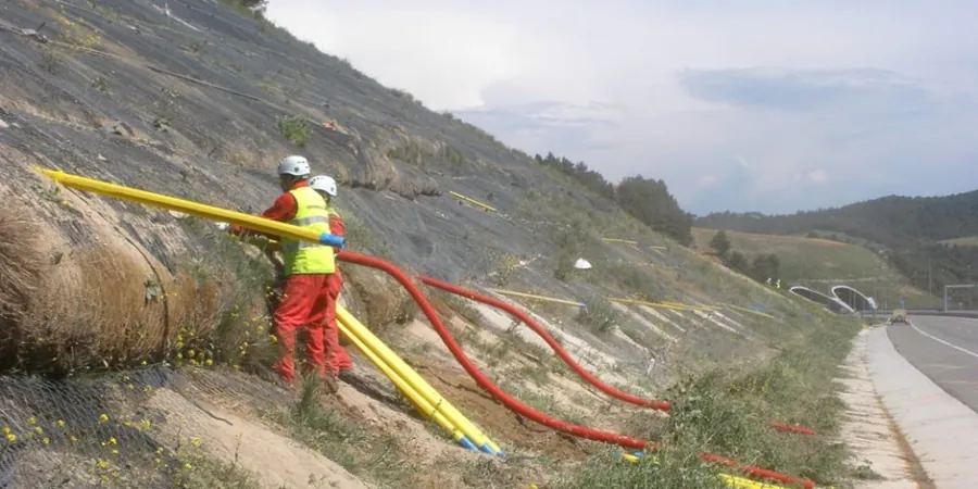 Imagen ilustrativa de Drenaje geotecnico en San Sebastian